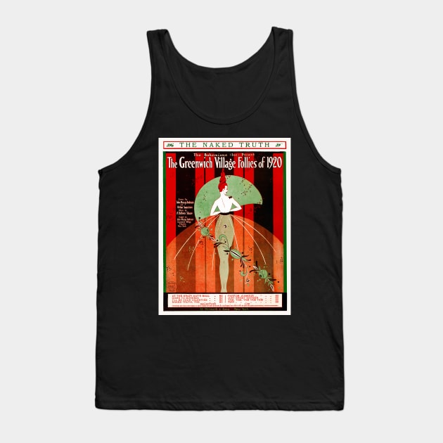 Greenwich Village Follies of 1920 Tank Top by Donkeh23